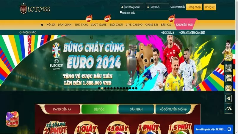 Loto188 là cái tên được nhiều người ưa chuộng nhất khi tham gia cá cược