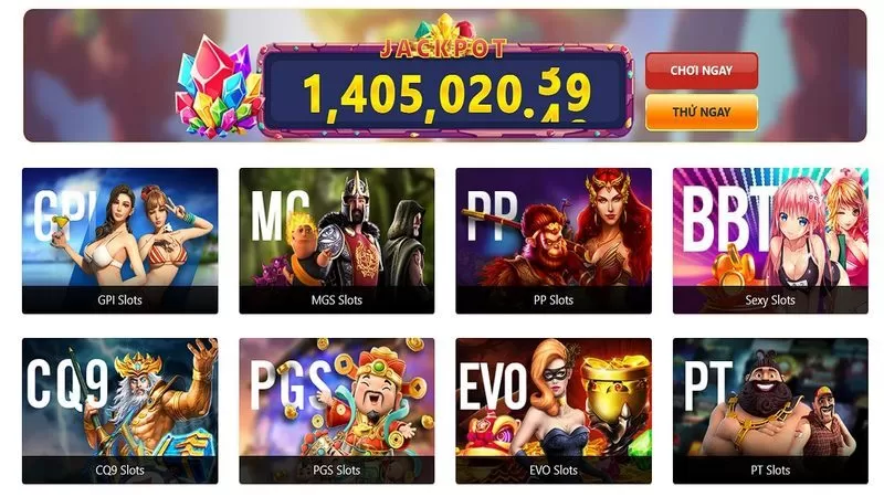 Đa dạng sự lựa chọn với sảnh game liên tục được cập nhật