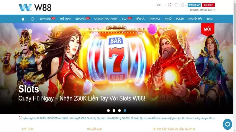 W88 đã có mặt trên thị trường khá sớm và nhanh chóng chinh phục bet thủ