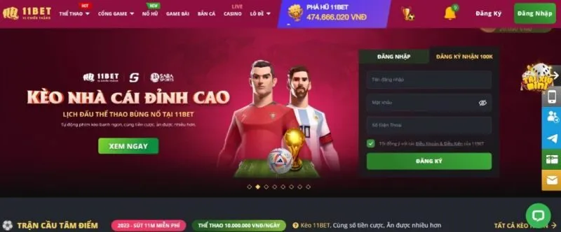 Cược thể thao tại 11bet