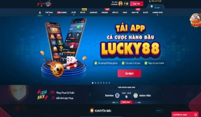 Lucky88 - Thiên đường cá cược trực tuyến hàng đầu