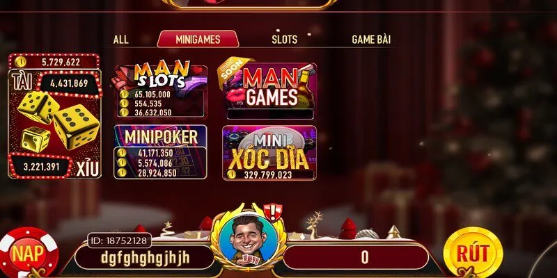 Mini game cũng là điểm nhấn thu hút nhiều người chơi