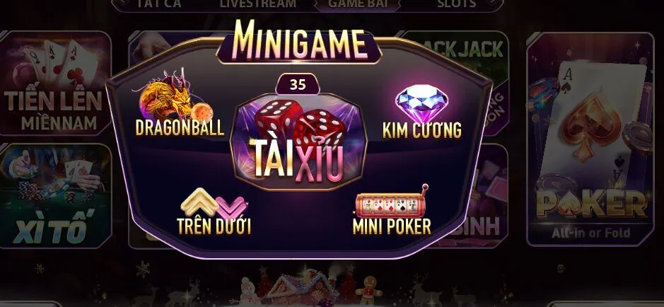 Tham gia các trò mini game với giải thưởng lớn