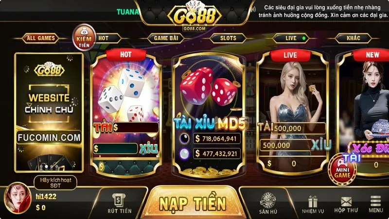 Tìm hiểu sơ qua về cổng game Go88